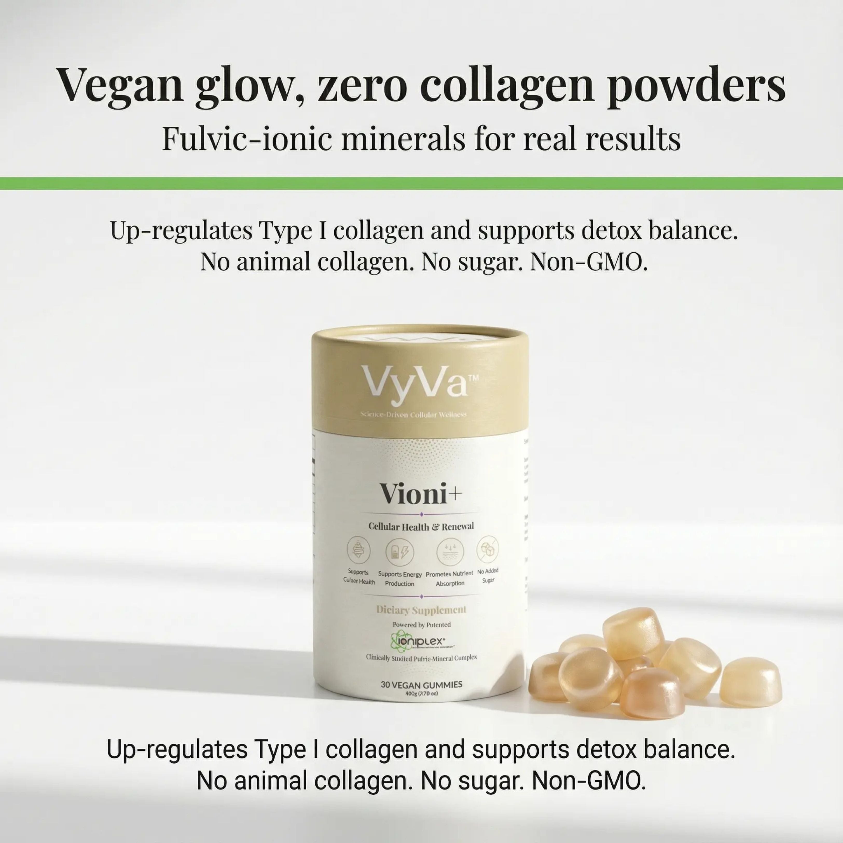 Vioni+ Cellular Glow Gummies