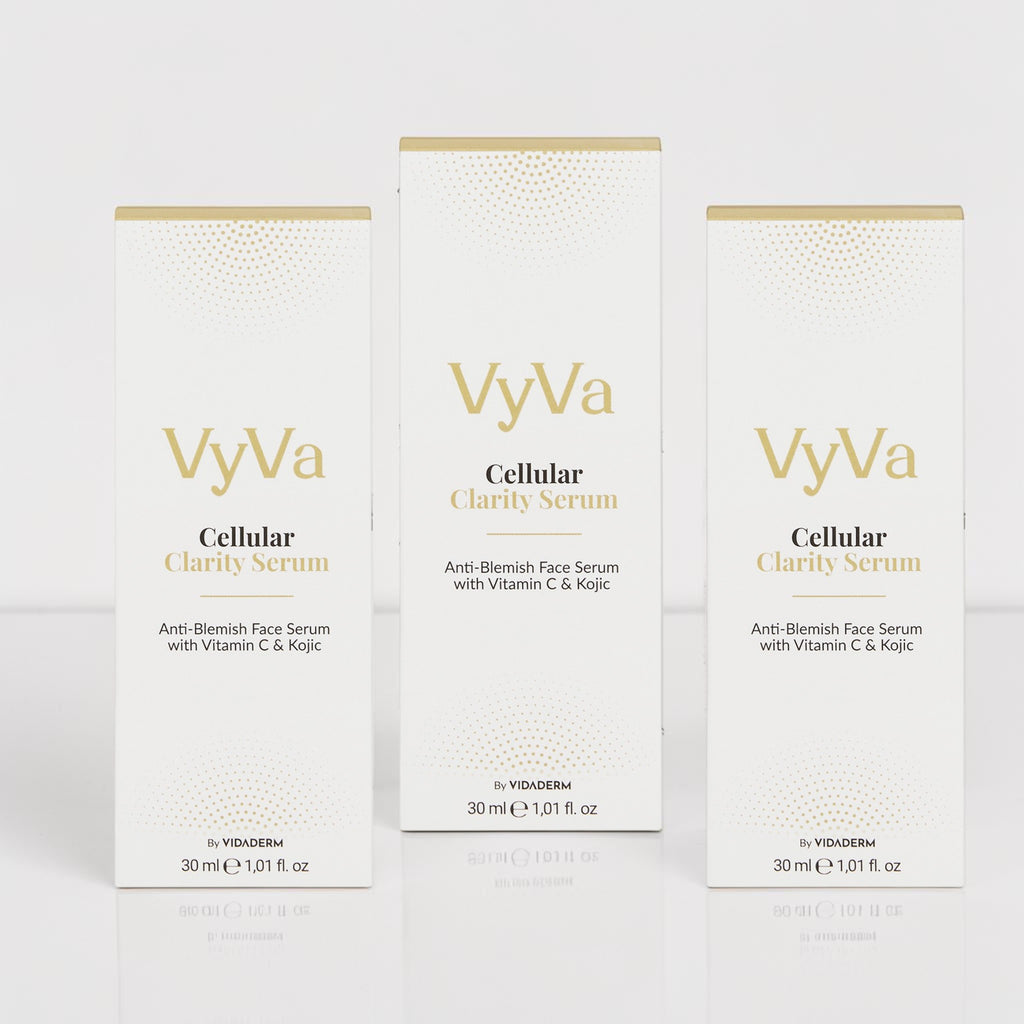VyVa Cellular Clarity Serum brand and trust signal panel