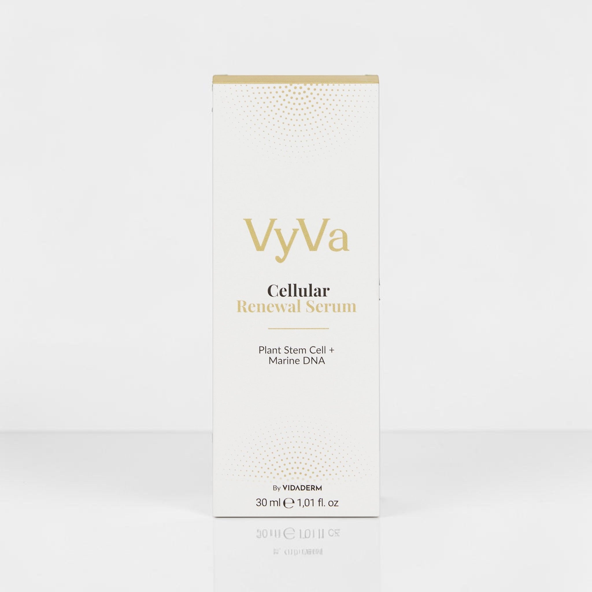 VyVa Cellular Renewal Serum brand and trust signal panel