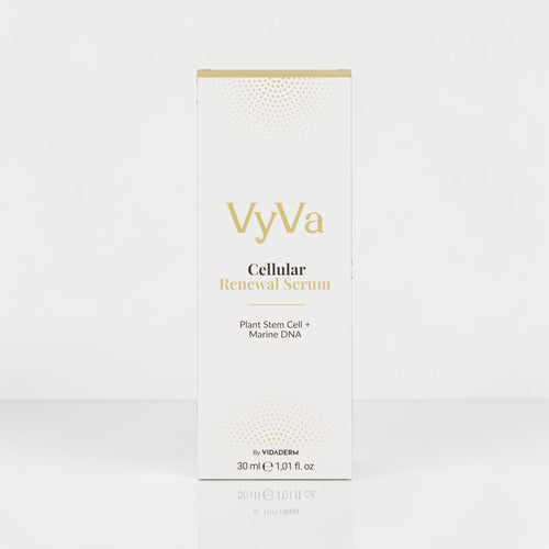 VyVa Cellular Renewal Serum brand and trust signal panel