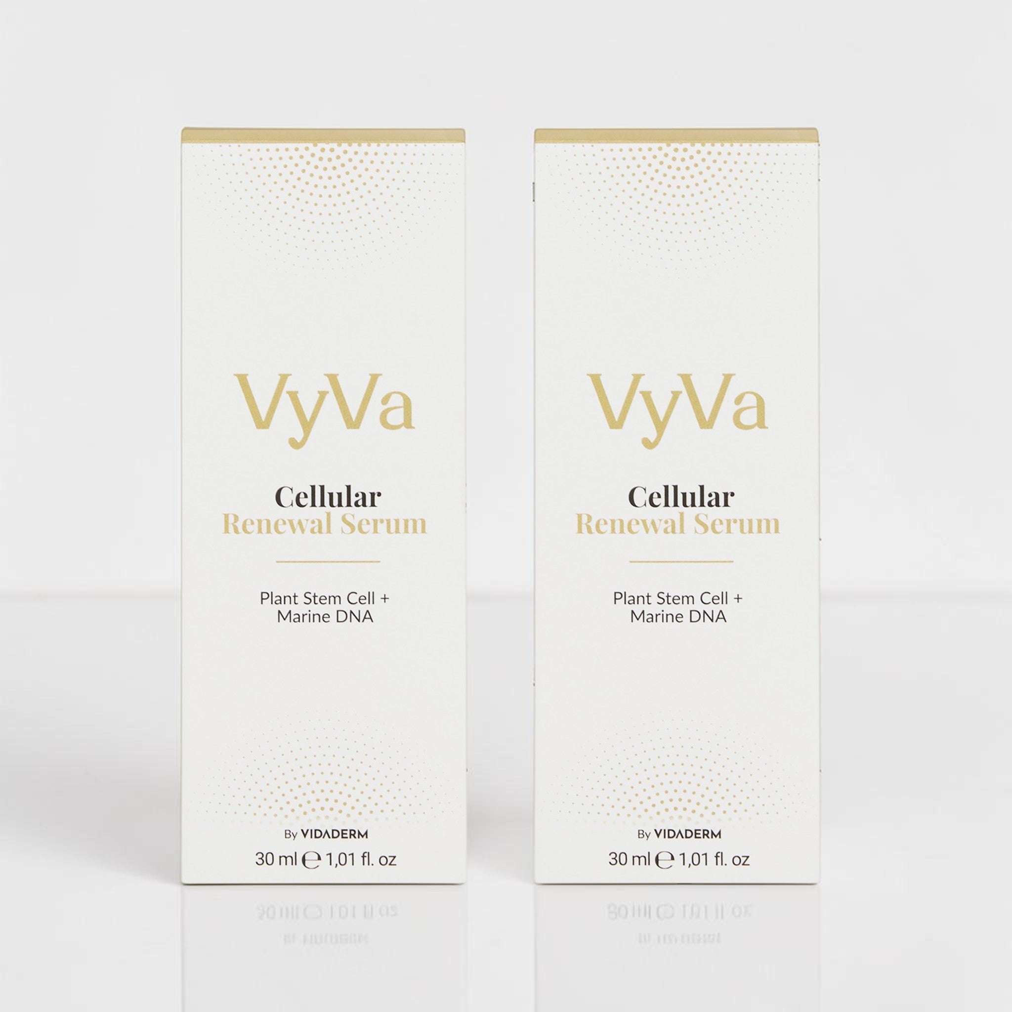 VyVa Cellular Renewal Serum brand and trust signal panel