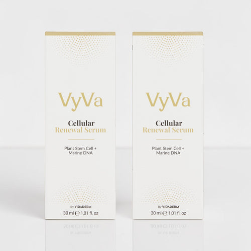 VyVa Cellular Renewal Serum brand and trust signal panel