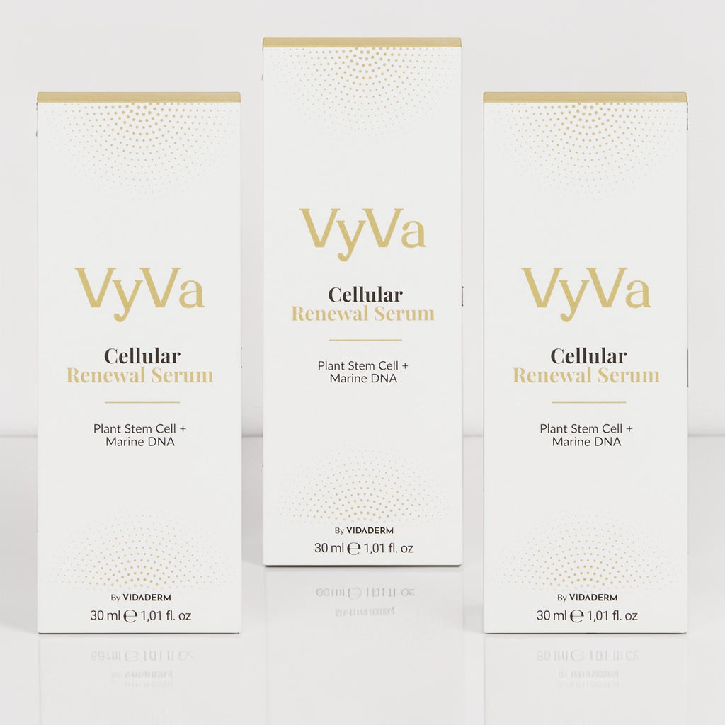 VyVa Cellular Renewal Serum brand and trust signal panel