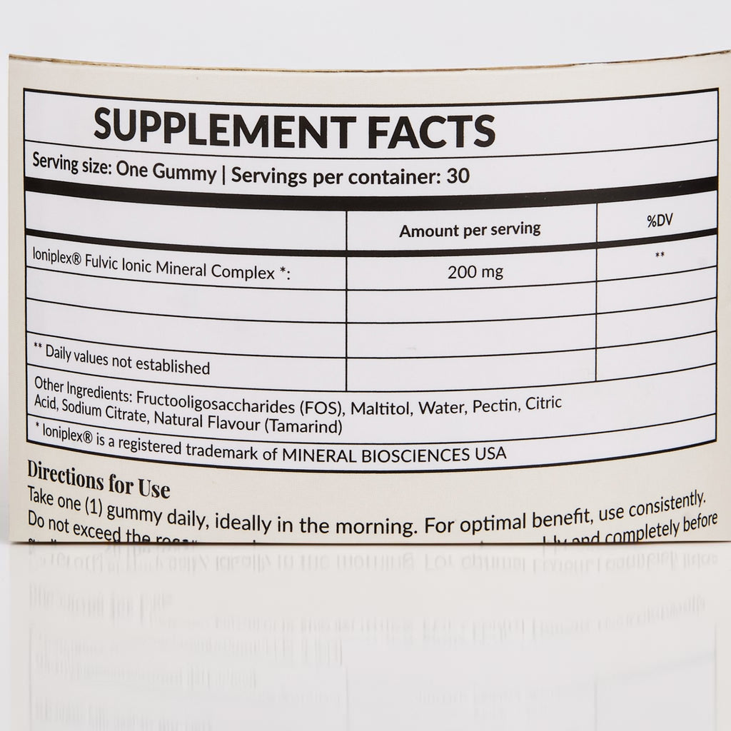 Vioni+ Ionic Vitality Gummies — 65+ ionic trace minerals