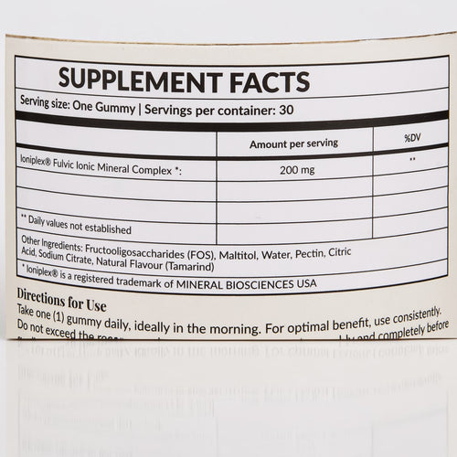 Vioni+ Ionic Vitality Gummies — 65+ ionic trace minerals