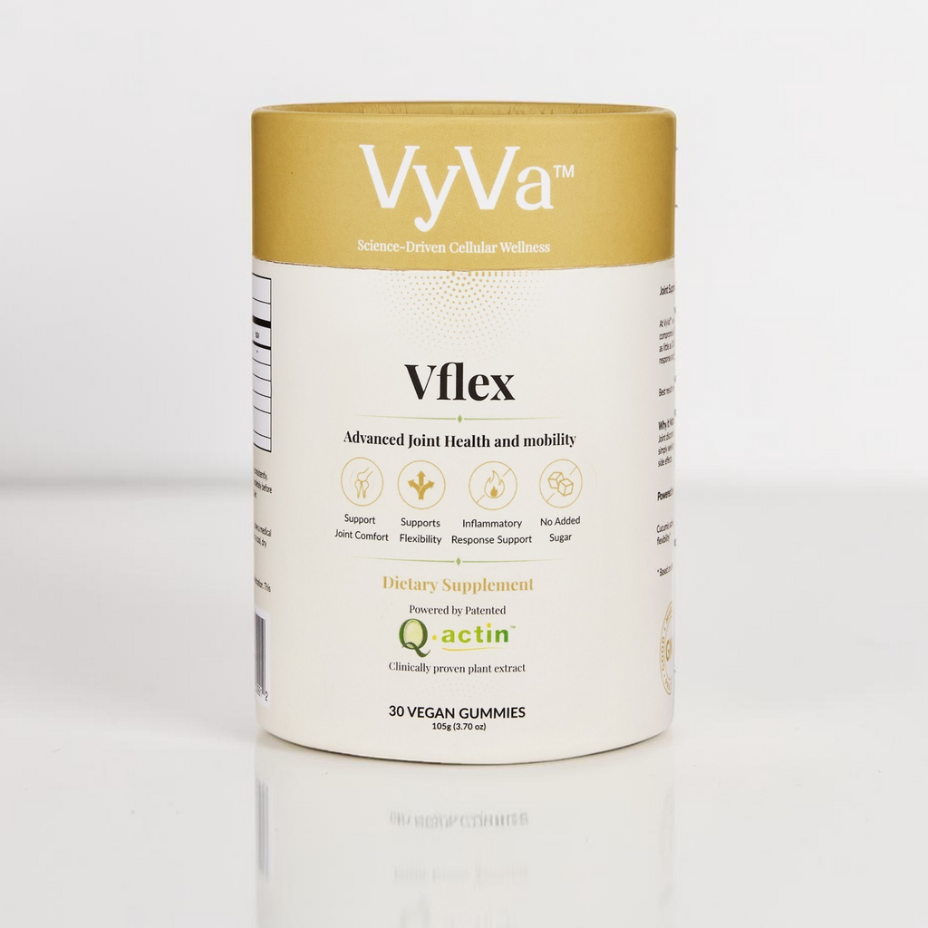 Vflex Joint Support Gummies bottle with brand-forward square crop