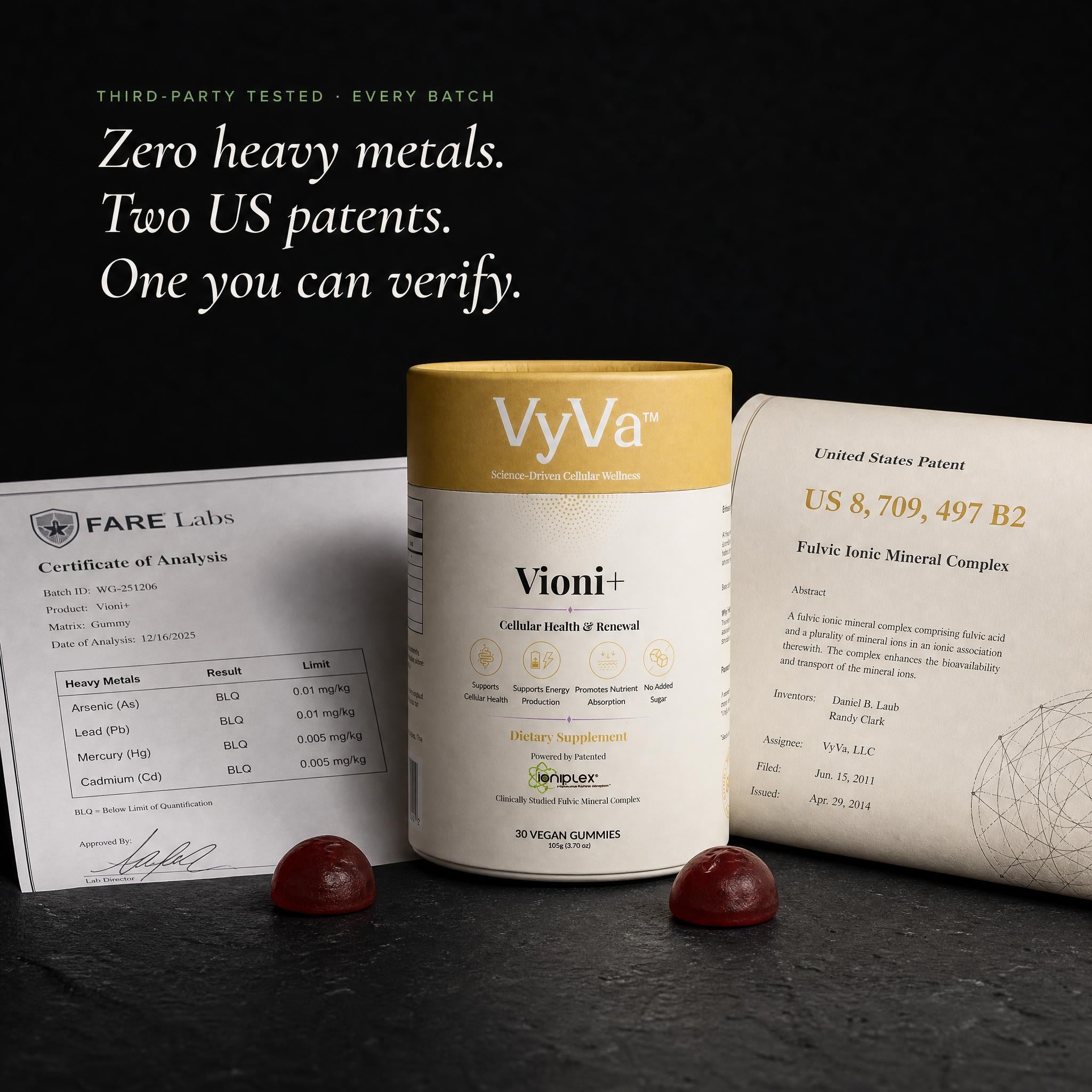 Vioni+ Ionic Vitality Gummies — VyVa